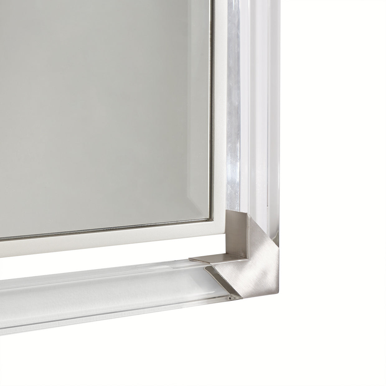 Penthouse Wall Mirror - Ash Gray