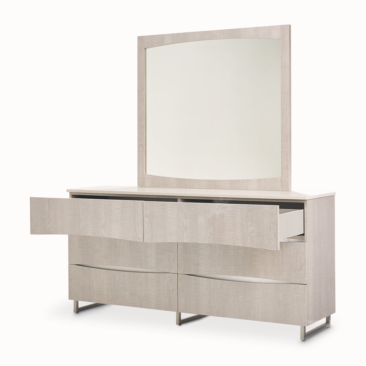 Marin Dresser with Mirror - Greige
