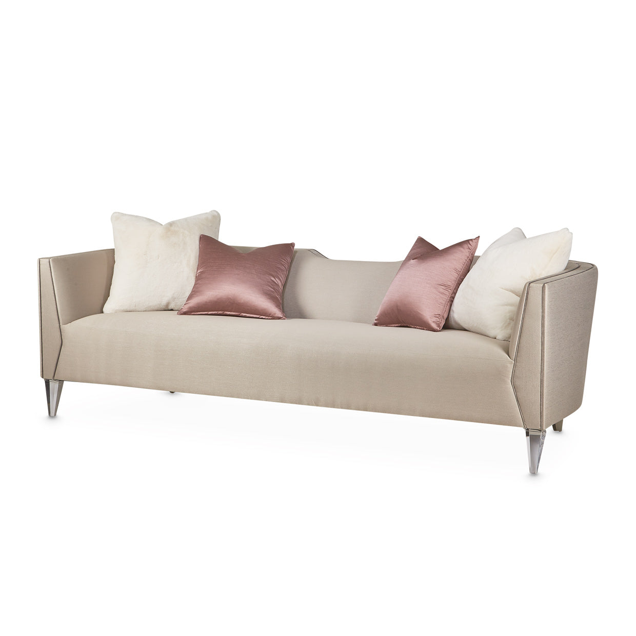 Linea Sofa - Metallic/Silver Mist