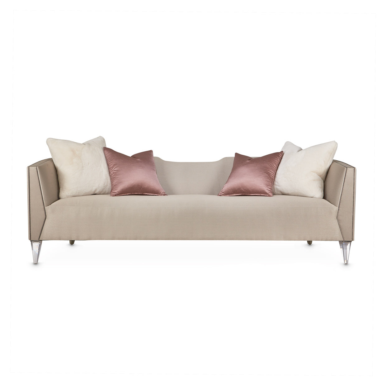Linea Sofa - Metallic/Silver Mist