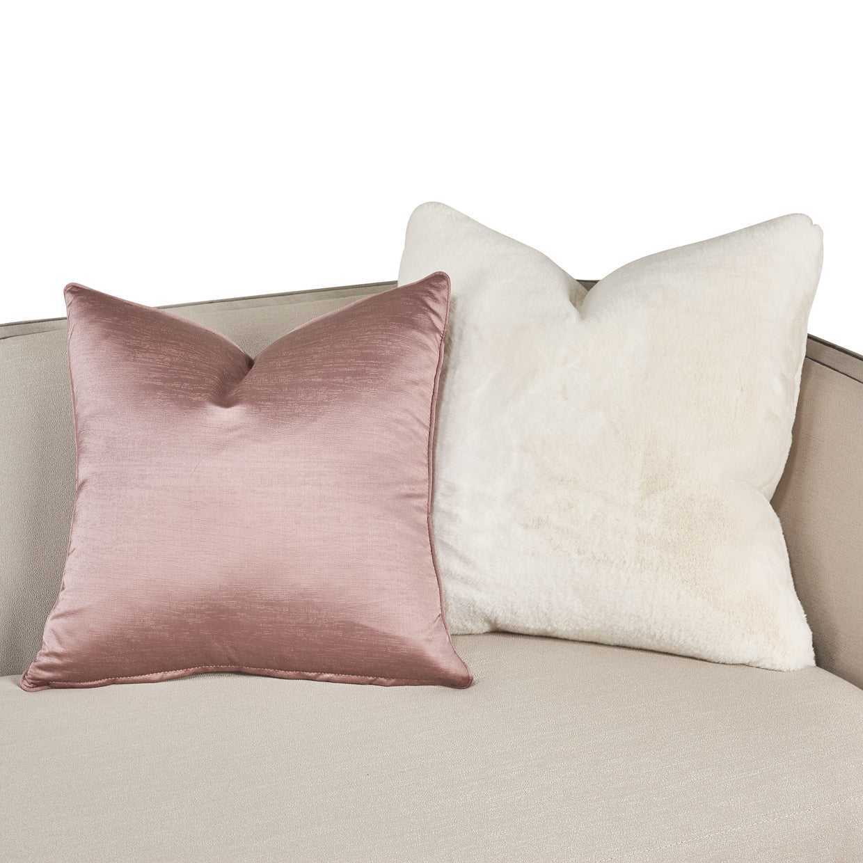 Linea Sofa - Metallic/Silver Mist