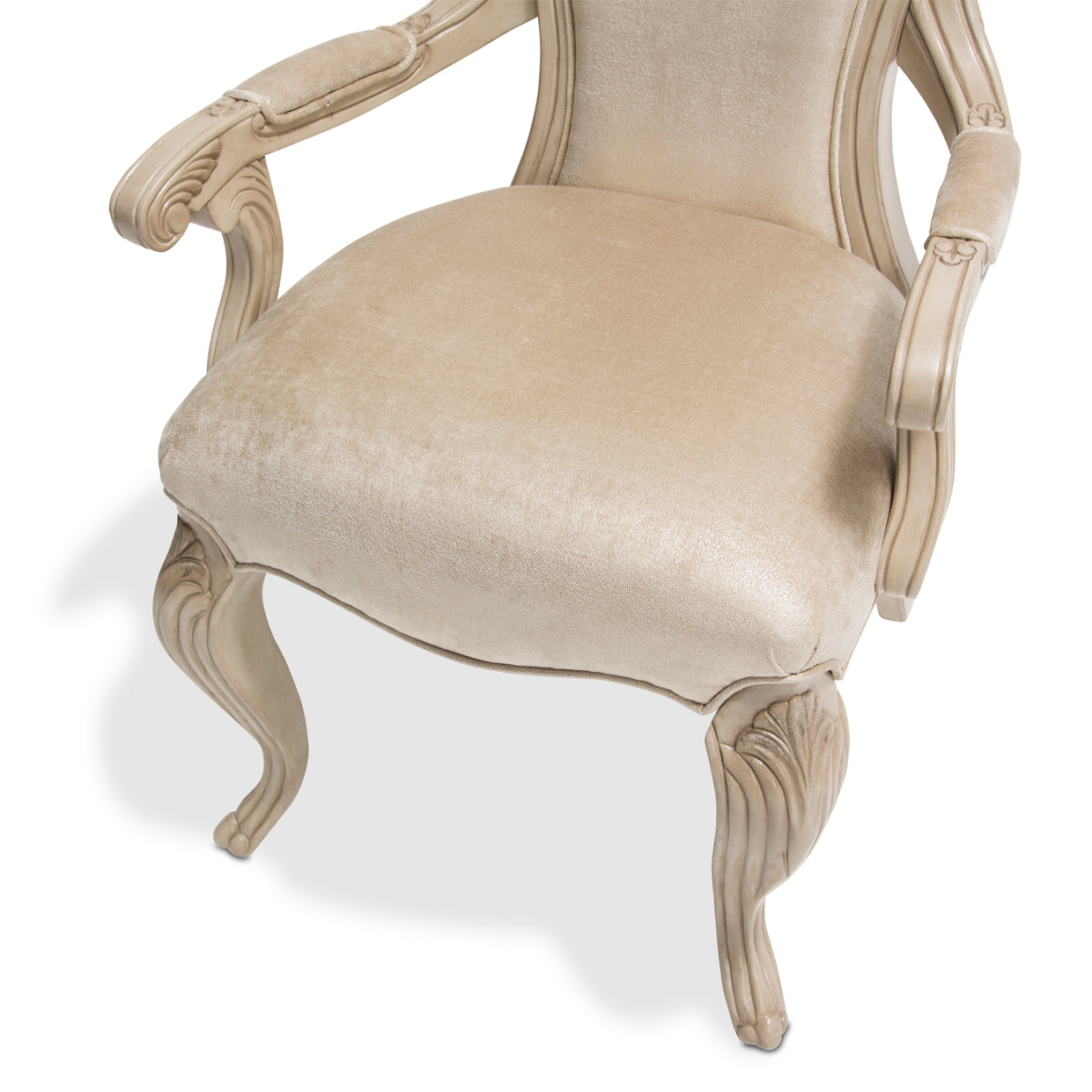 Platine de Royale Dining Arm Chair - Champagne