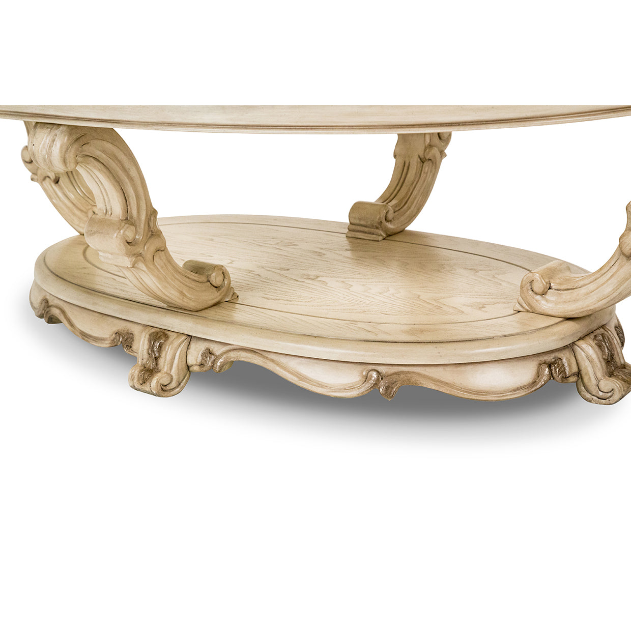 Platine de Royale Oval Cocktail Table  - Champagne