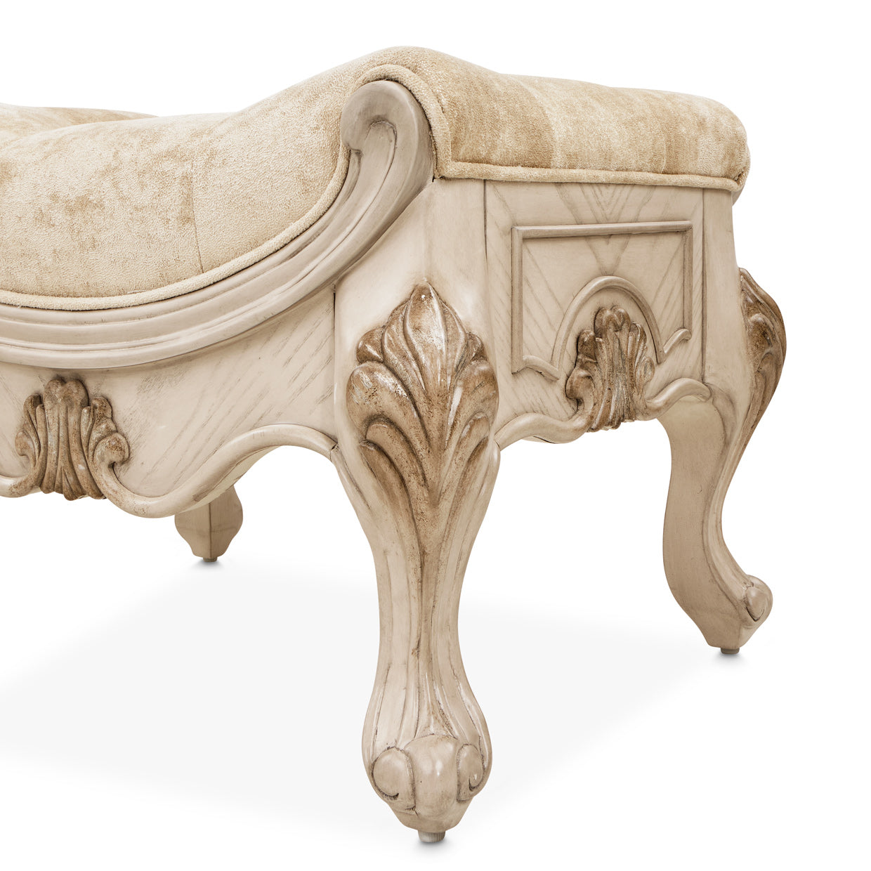 Platine de Royale Vanity Bench - Champagne