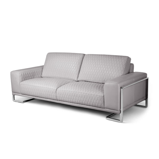 Mia Bella Leather Sofa 2 color
