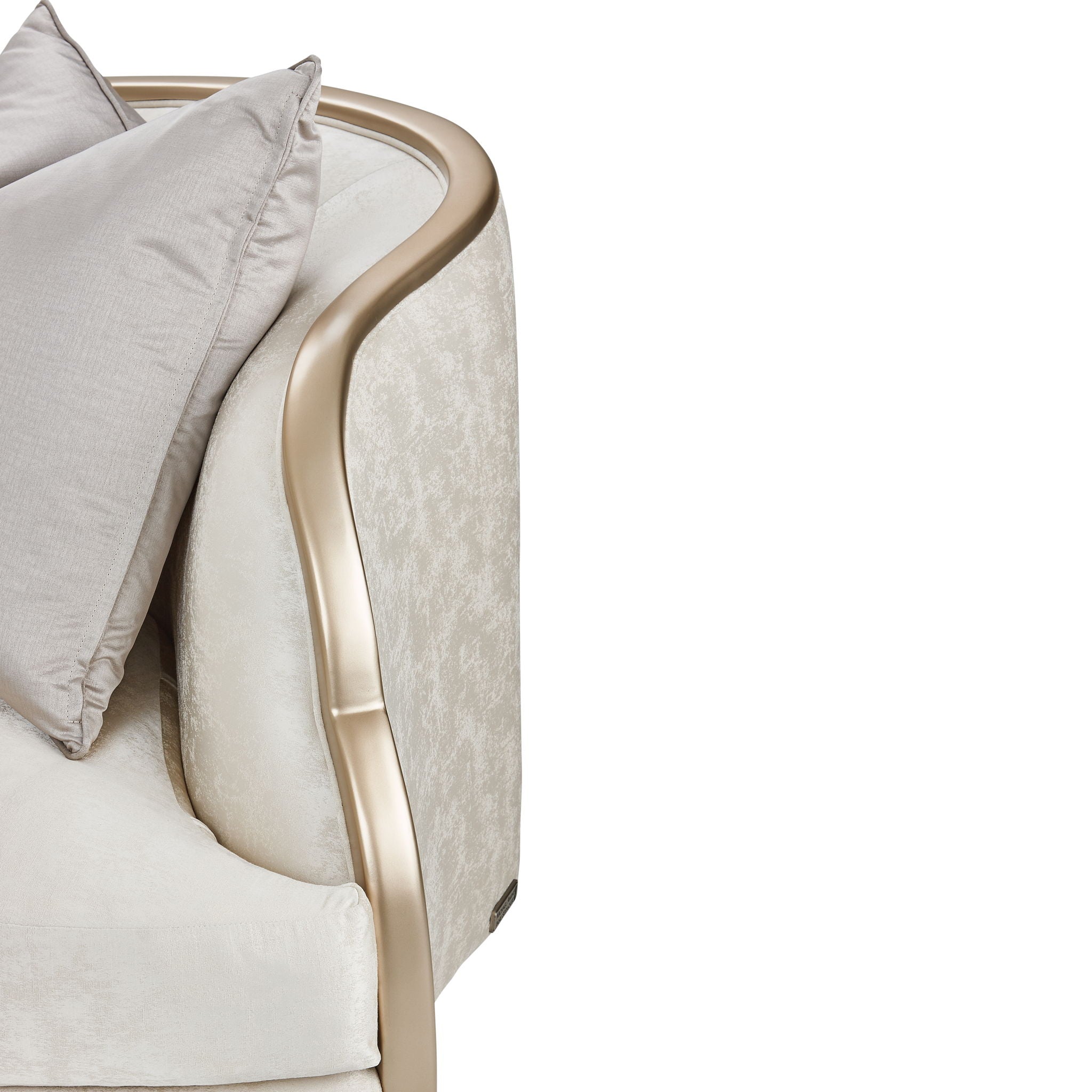 Malibu Crest - Chair And Half - Cloud White / Chardonnay