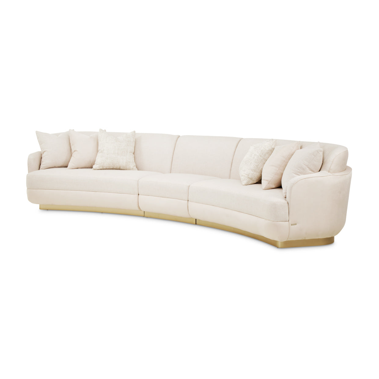 Aurora Sectional sofa linen 3 pc