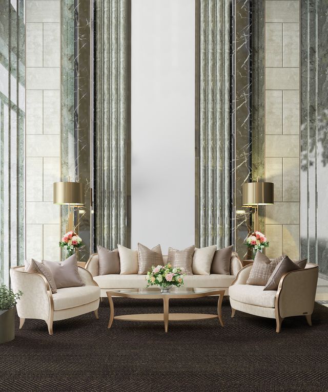 Malibu Crest - Sofa - Cloud White / Chardonnay