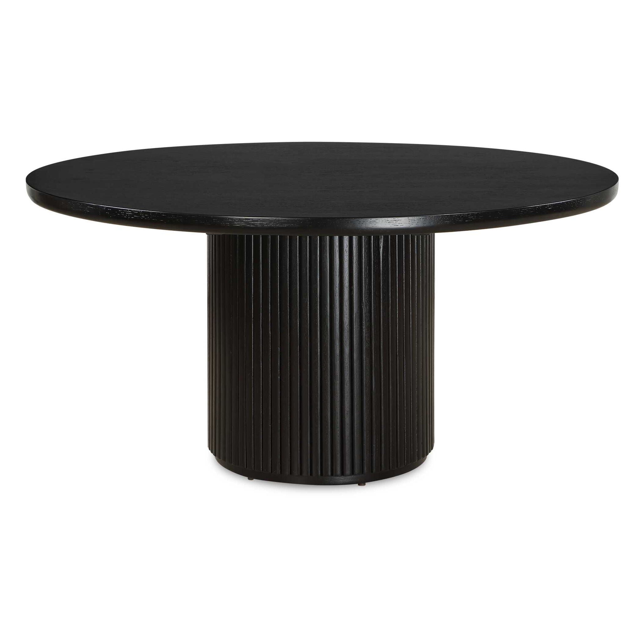 Hersch - Round Dining Table - Black