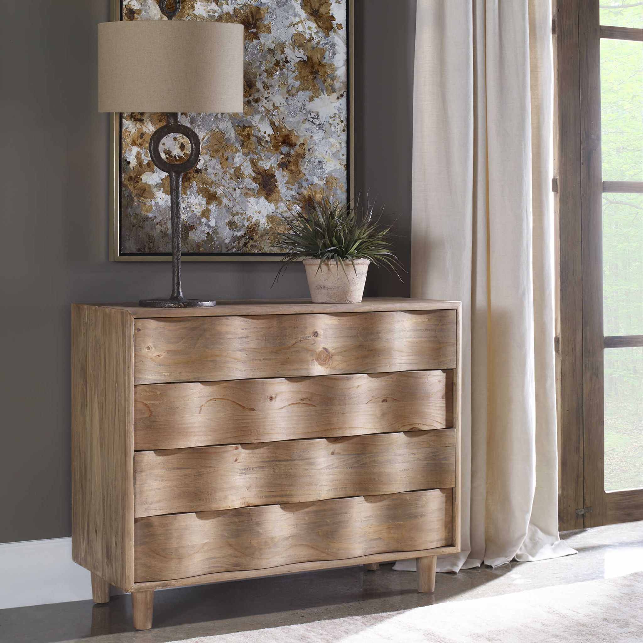 Crawford - Light Oak Accent Chest - Light Brown