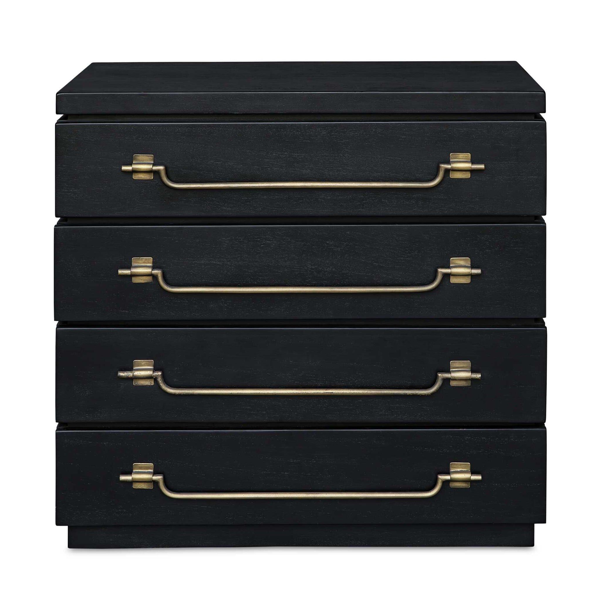Halifax - Mahogany Accent Chest - Black