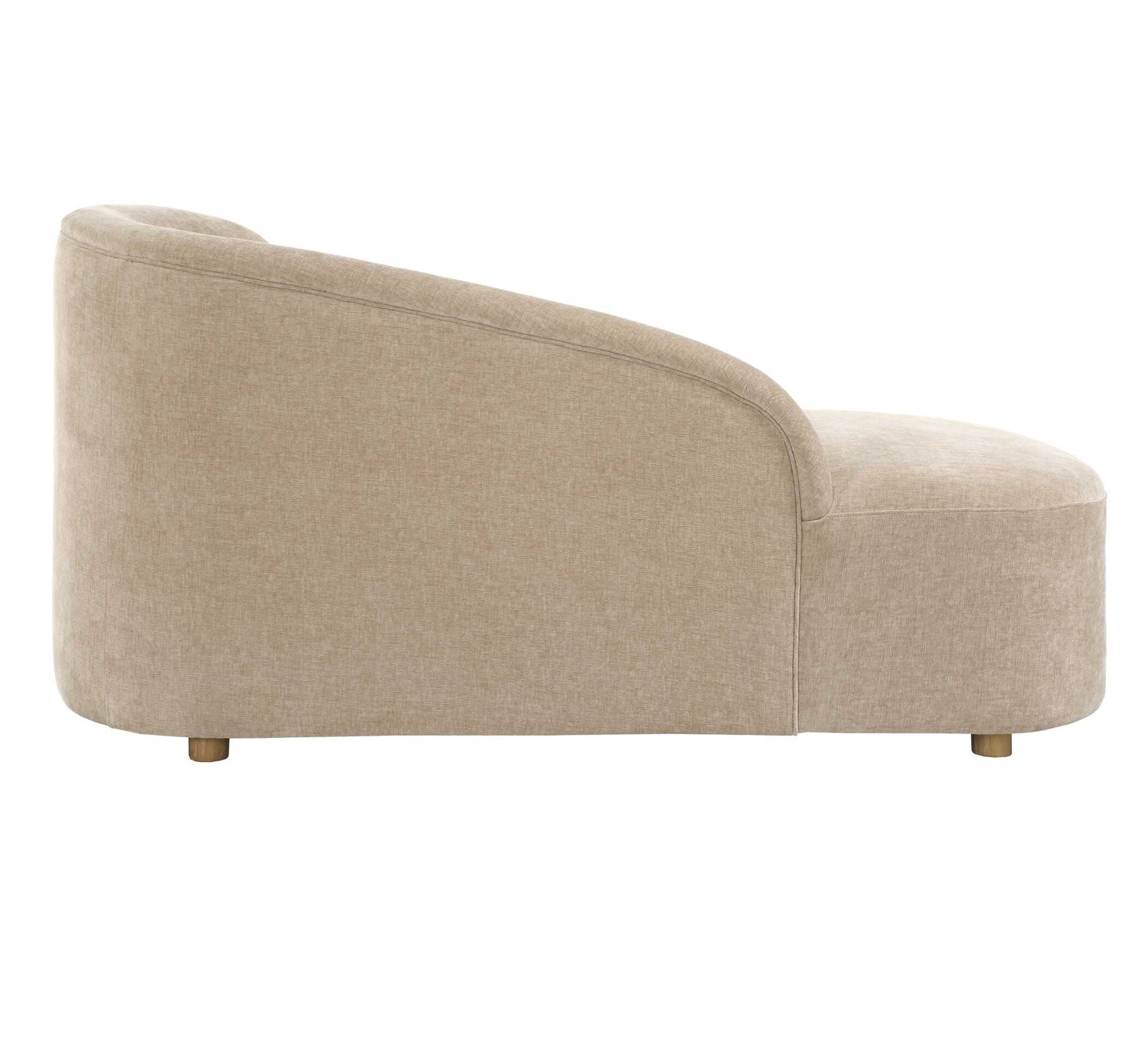 Fae - Arm Chaise Lounge - Beige