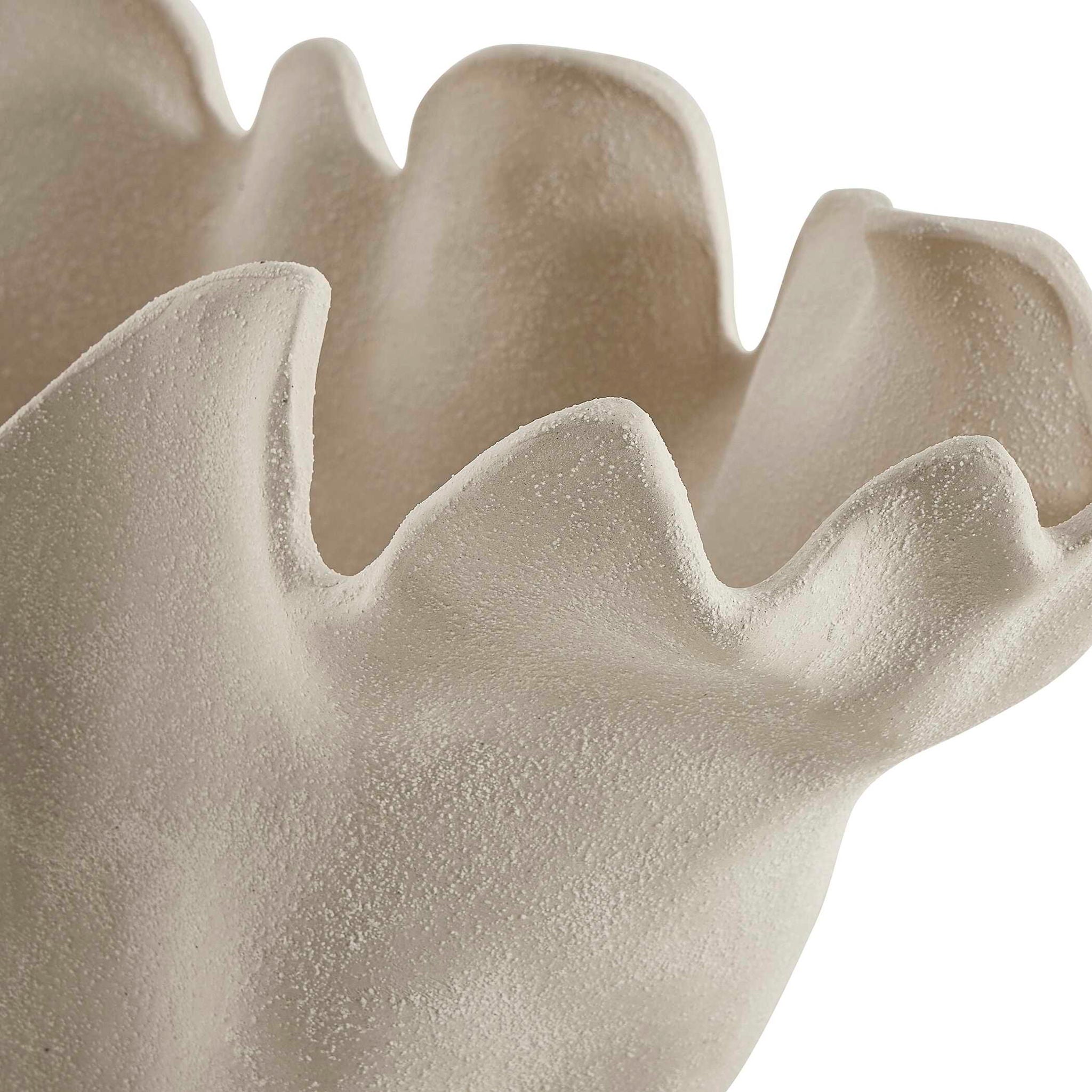 Sand Dune - Outdoor Ceramic Bowl - White