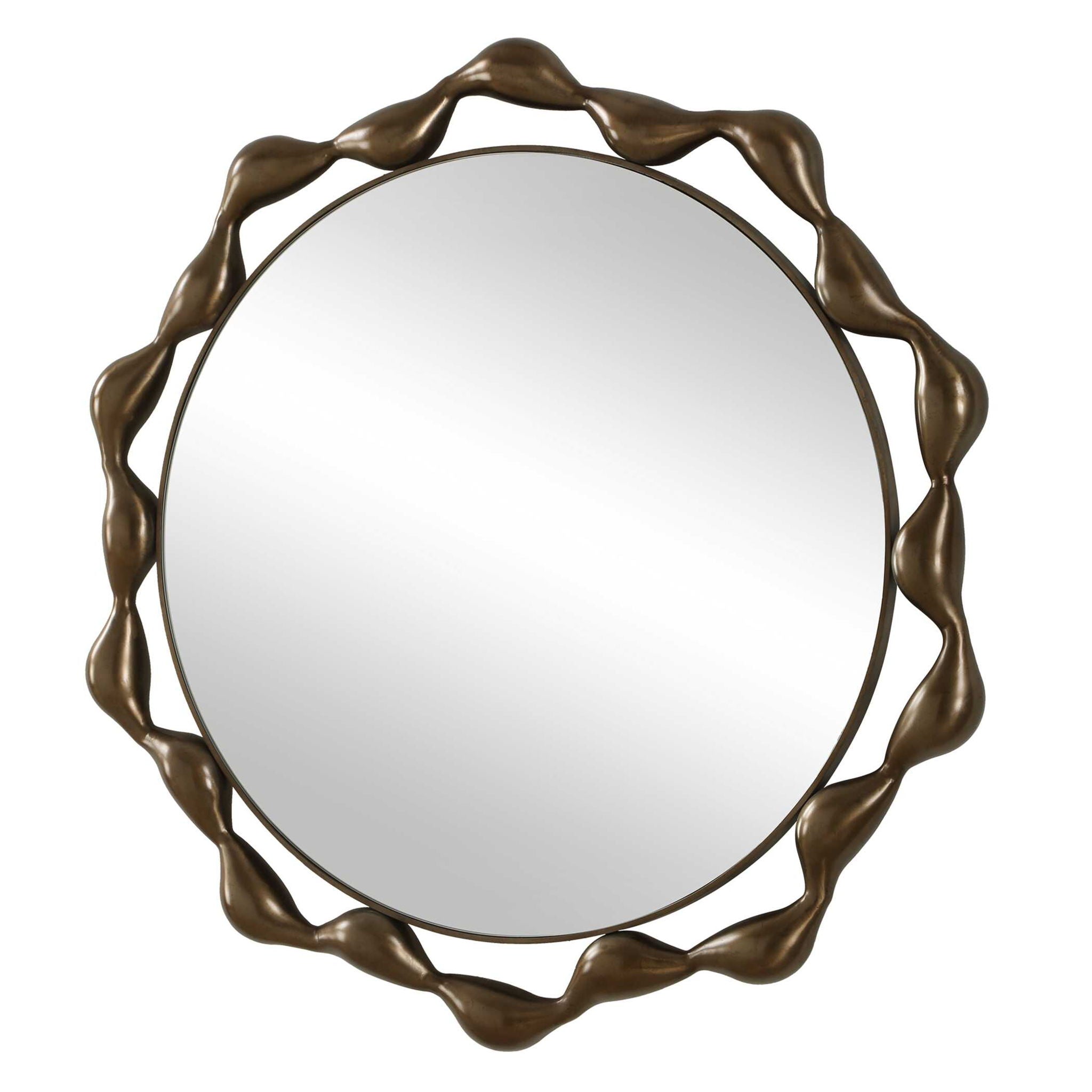 Remolino - Round Mirror - Bronze