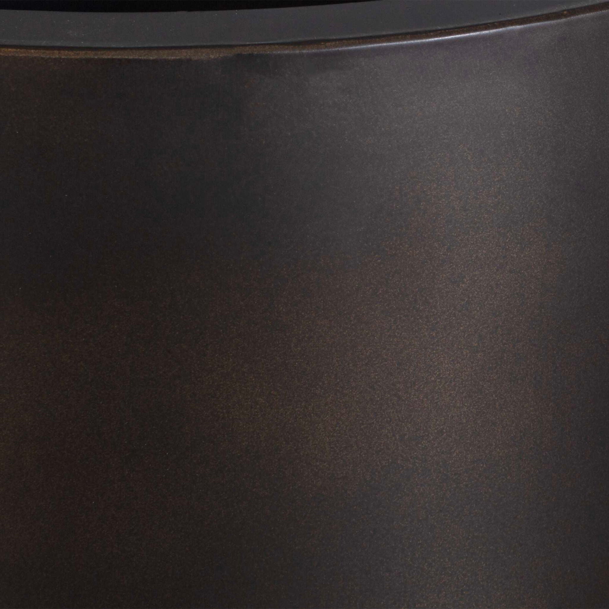 Volcan - Outdoor Planters (Set of 2) - Matte Bronze