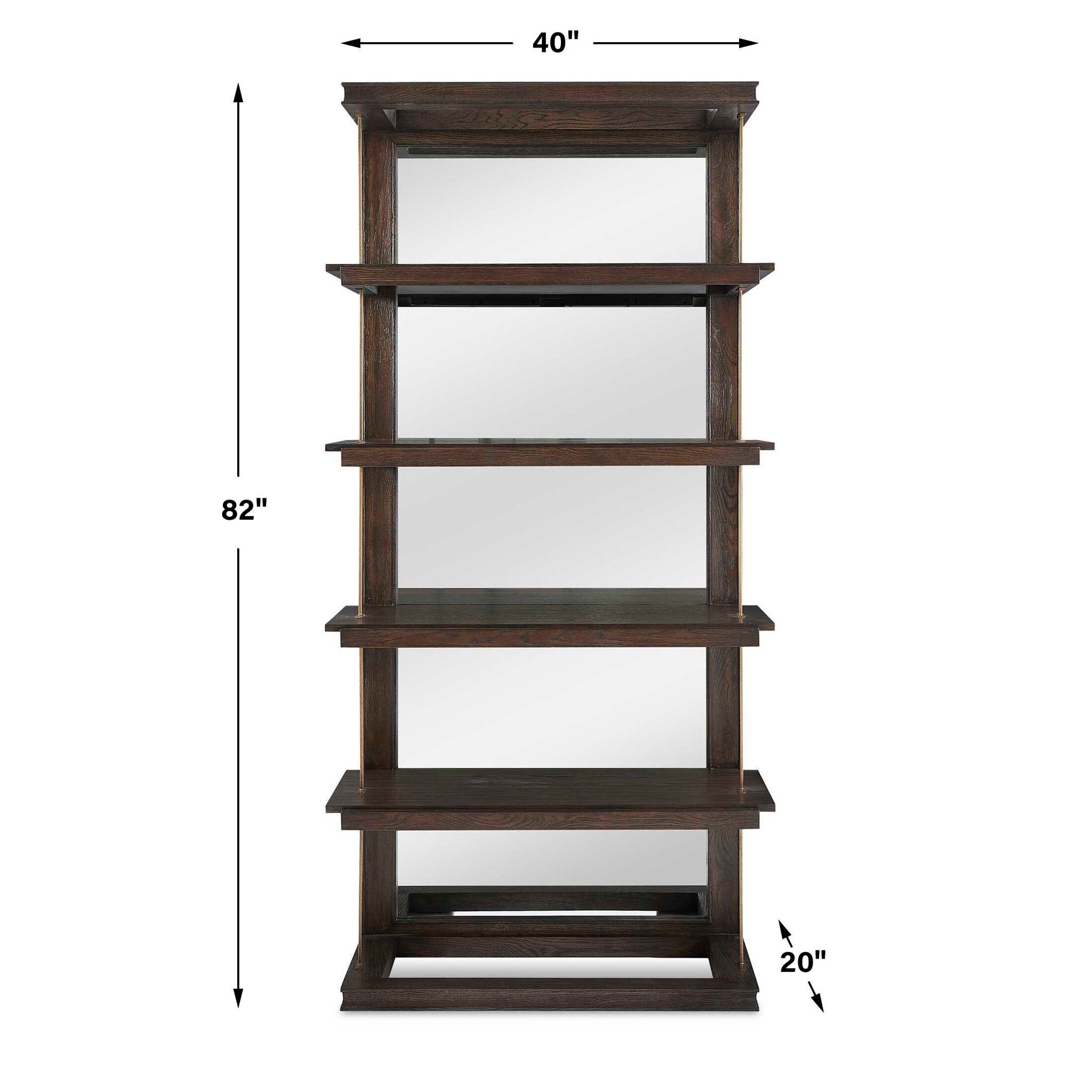Kai - Etagere - Dark Walnut