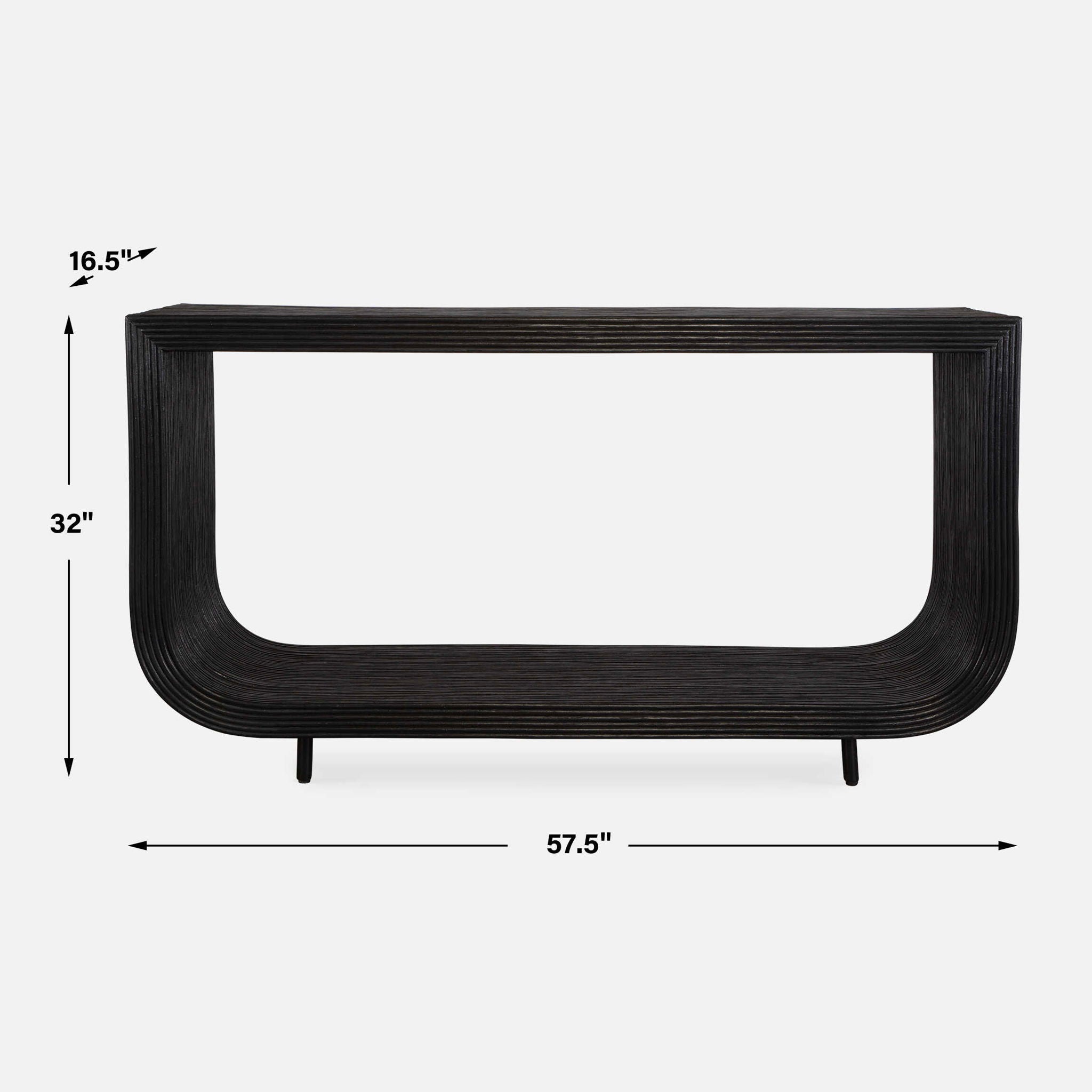 Compton - Console Table - Black
