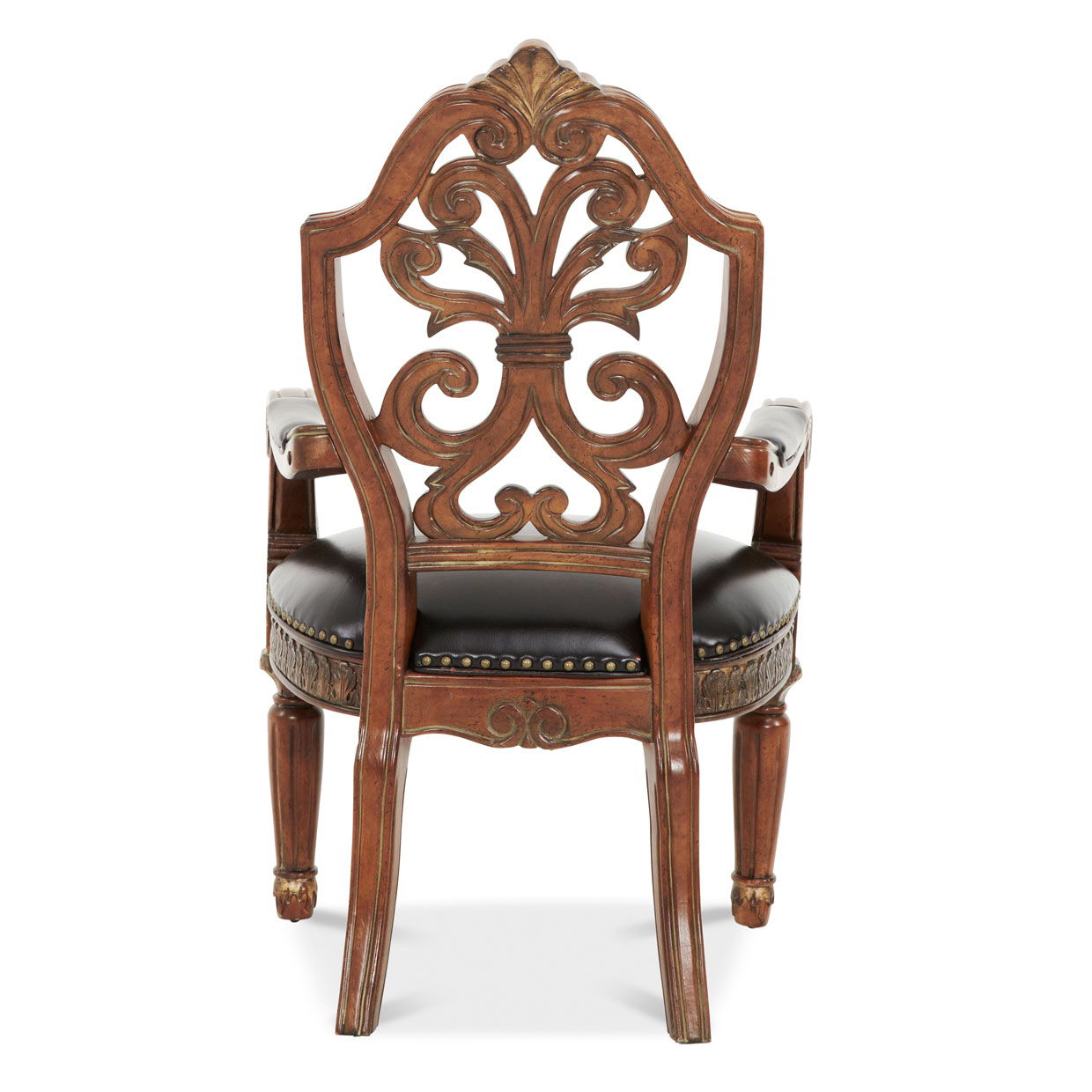 Villa Valencia - Pull-Up Desk Arm Chair - Classic Chestnut