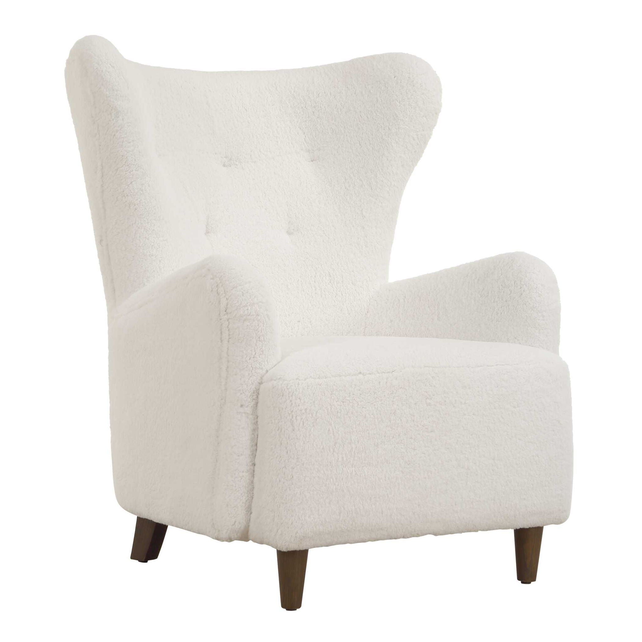 Ingel - Wingback Armchair - White