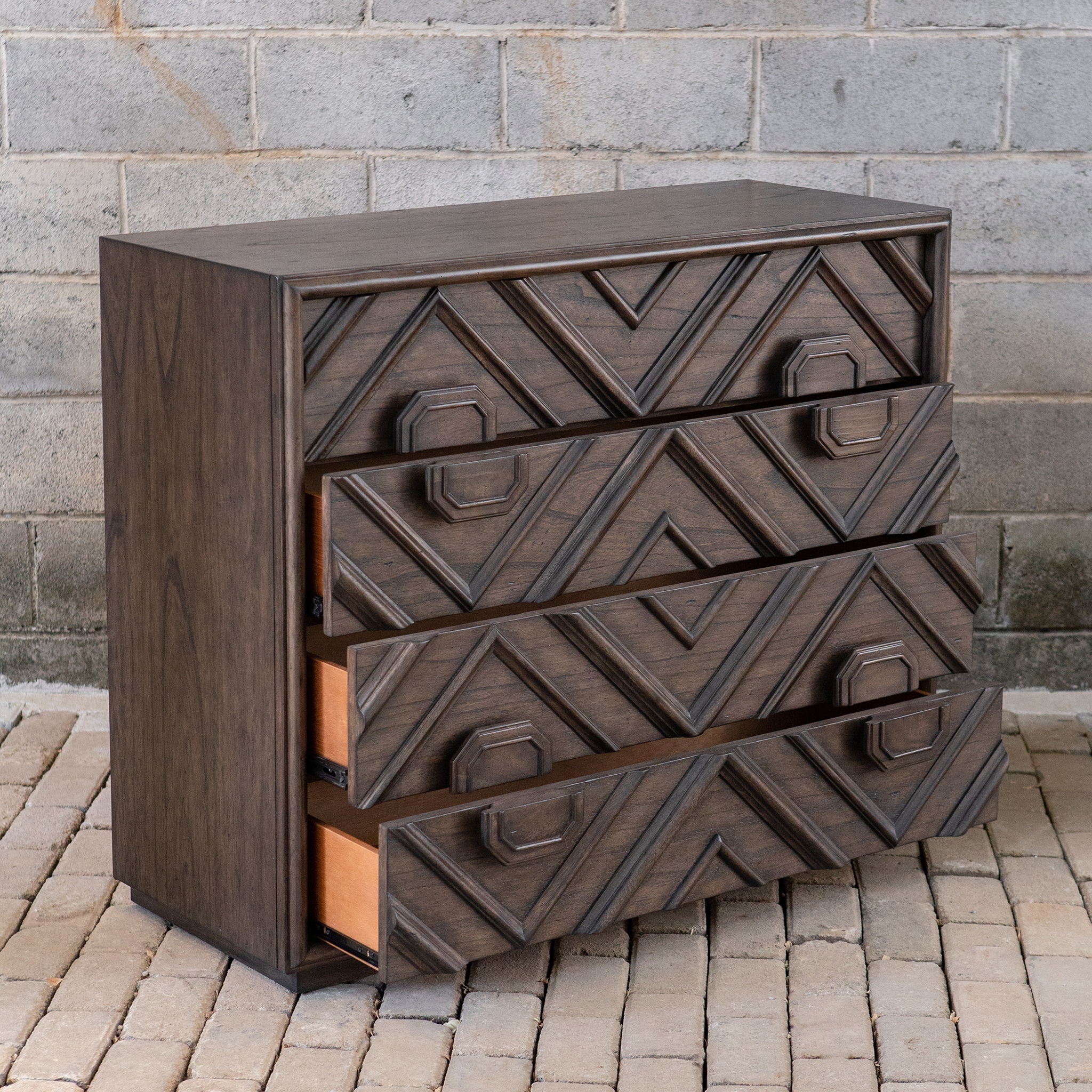 Mindra - Drawer Chest - Dark Brown