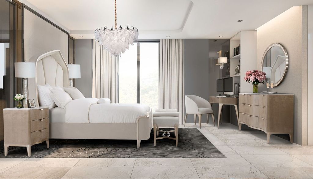 Malibu Crest - 3-Drawer Nightstand - Blush