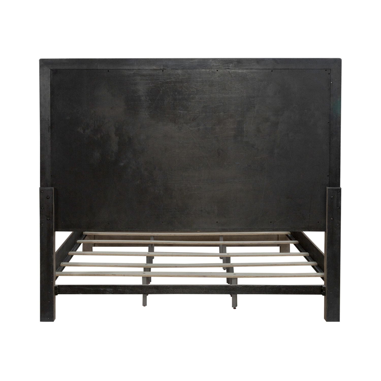 Skyview Lodge - King Panel Bed - Cobblestone