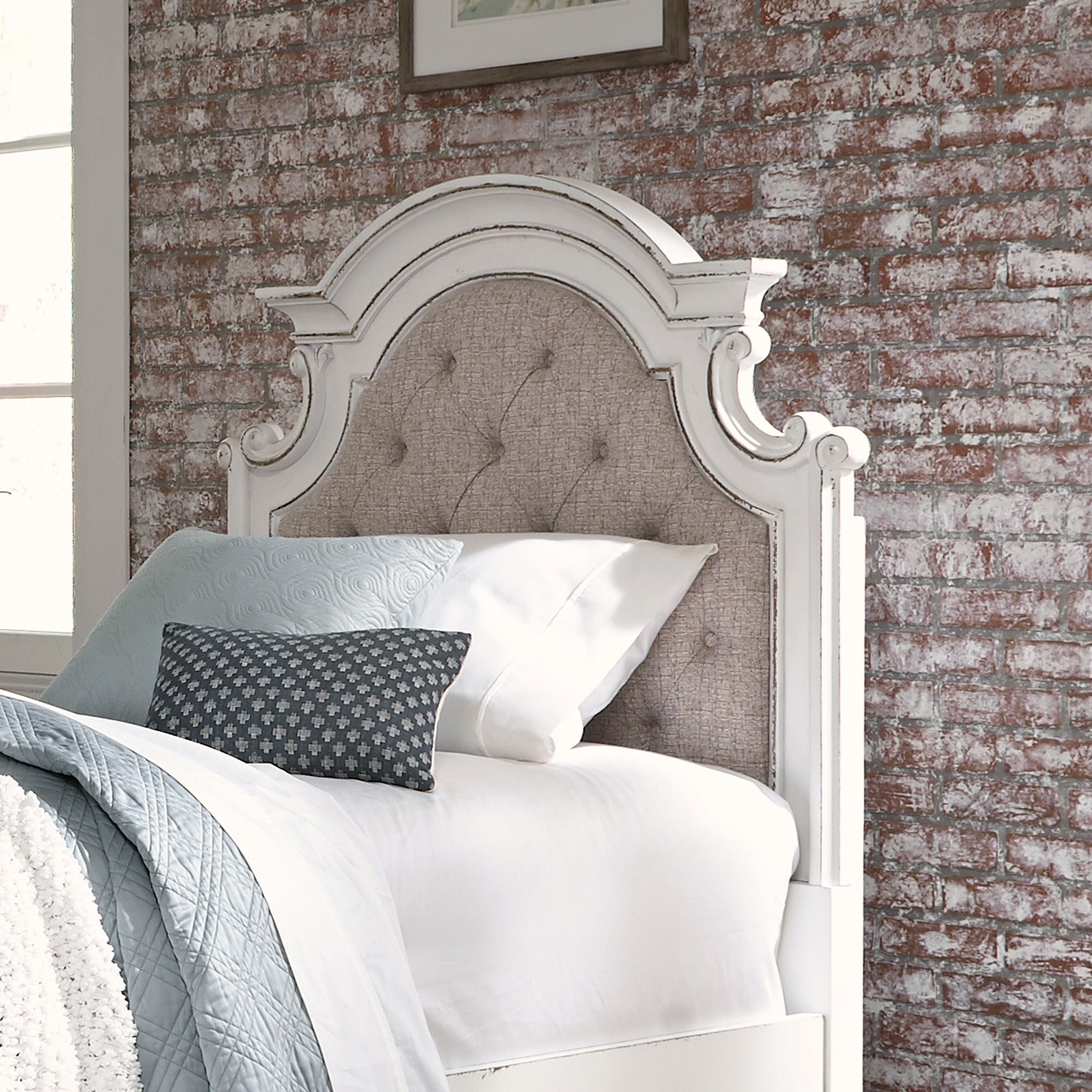 Magnolia Manor - Upholstered Panel Headboard