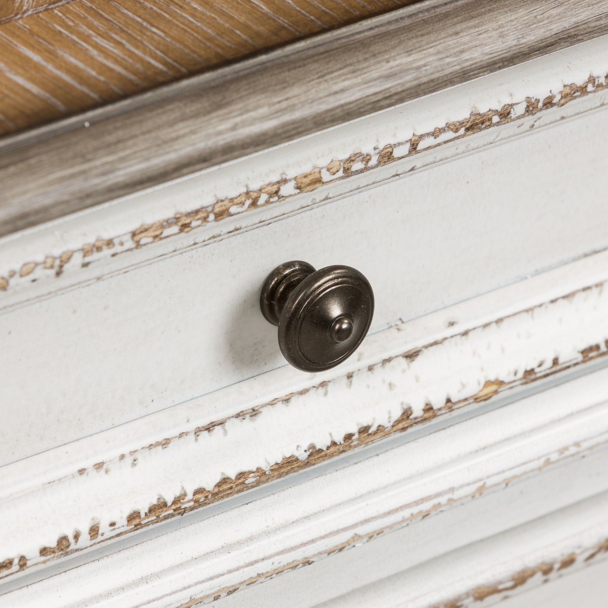 Magnolia Manor - Jr Executive Desk Top - White