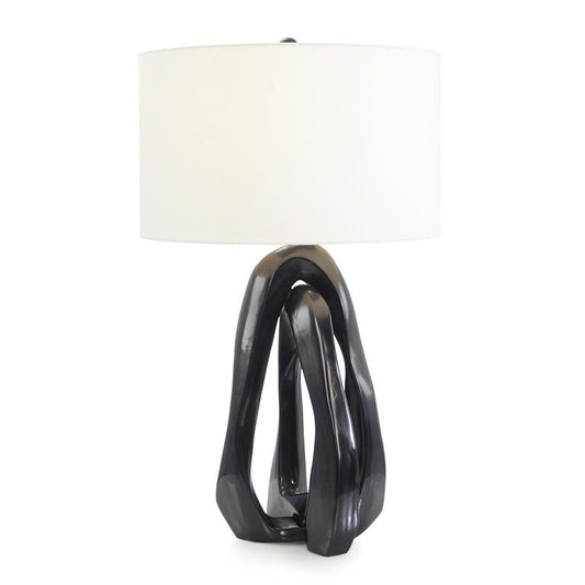 Terrene White & Black Lamp