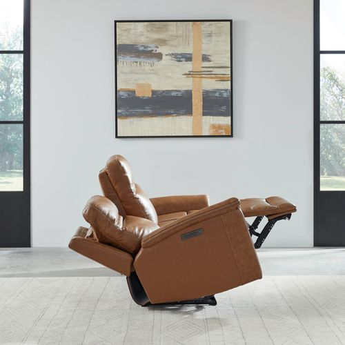 SG Recliner Sofa,Love & Chair/Cooper camel