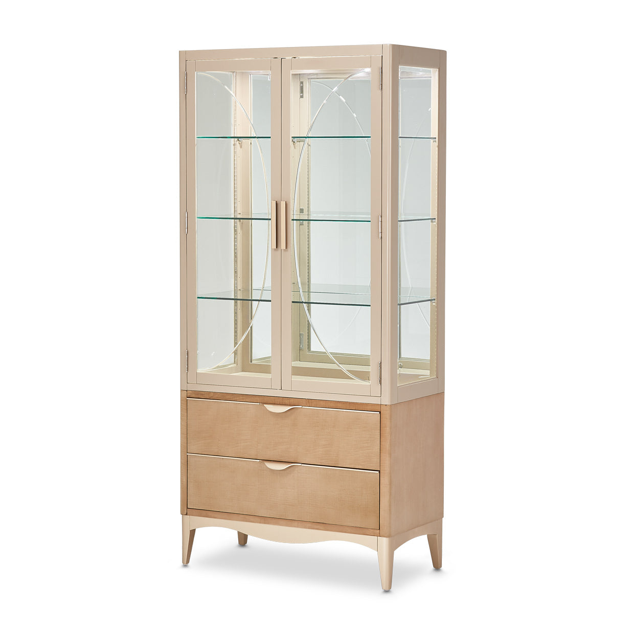 Malibu Crest Blush Dining Table 77"-125"