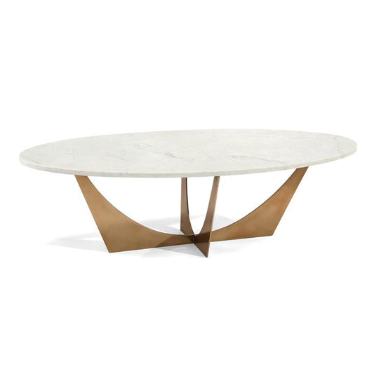 Marble & Brass Coffee Table