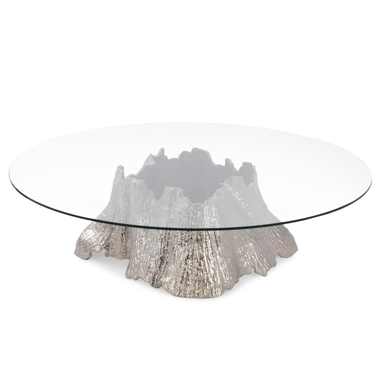 Cocktail Table in Bronze or Nickel