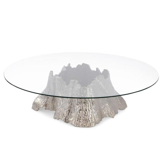 Cocktail Table in Bronze or Nickel