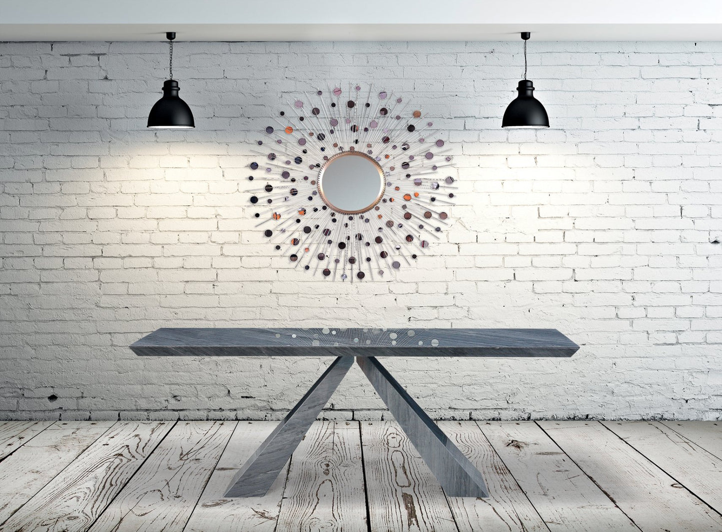 Butterfly Stone Console/Italian