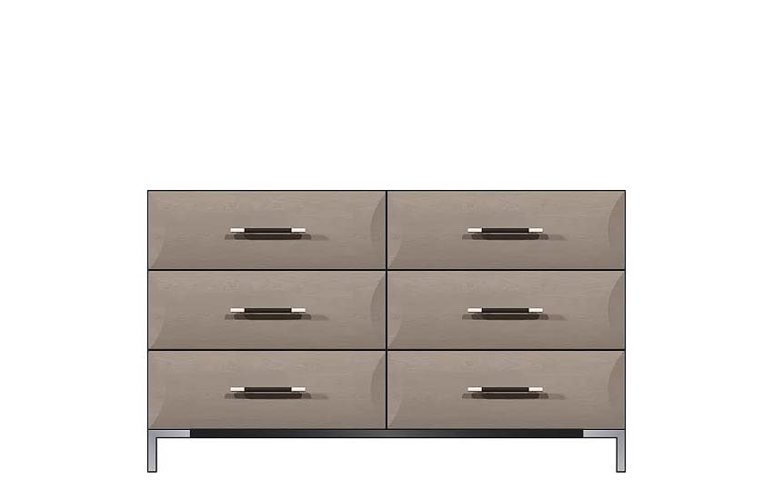 Amish American modern dresser 56"/chice of finish