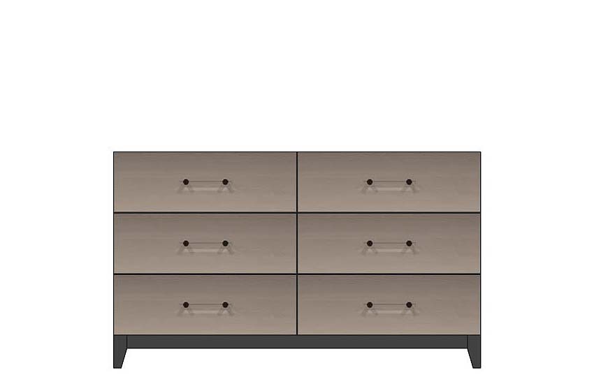 Amish American modern dresser 56"/chice of finish