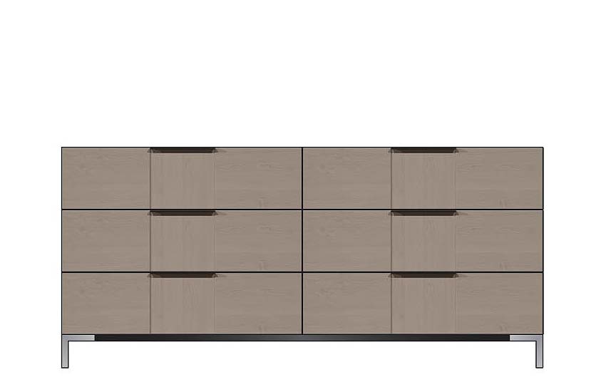 Amish American modern Dresser 72"/ choice of finish